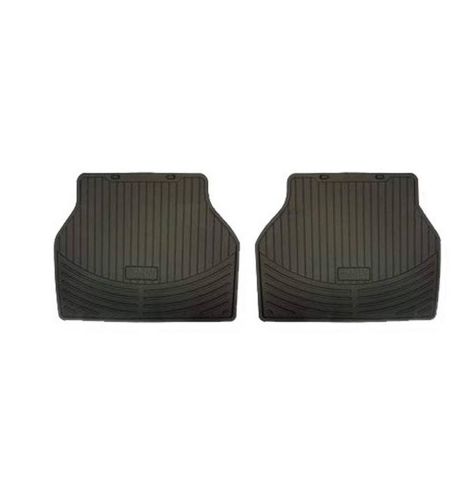 BMW Floor Mat Set - Rear (Black - Rubber) 82550151190